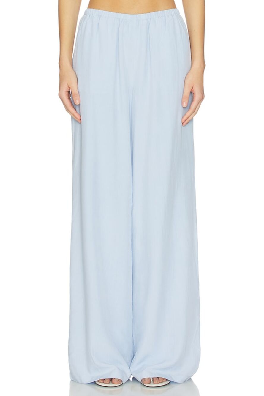 NWT Revolve Seven Wonders Fleur Palazzo Relaxed Wide Leg Pant in Sky Blue SZ S